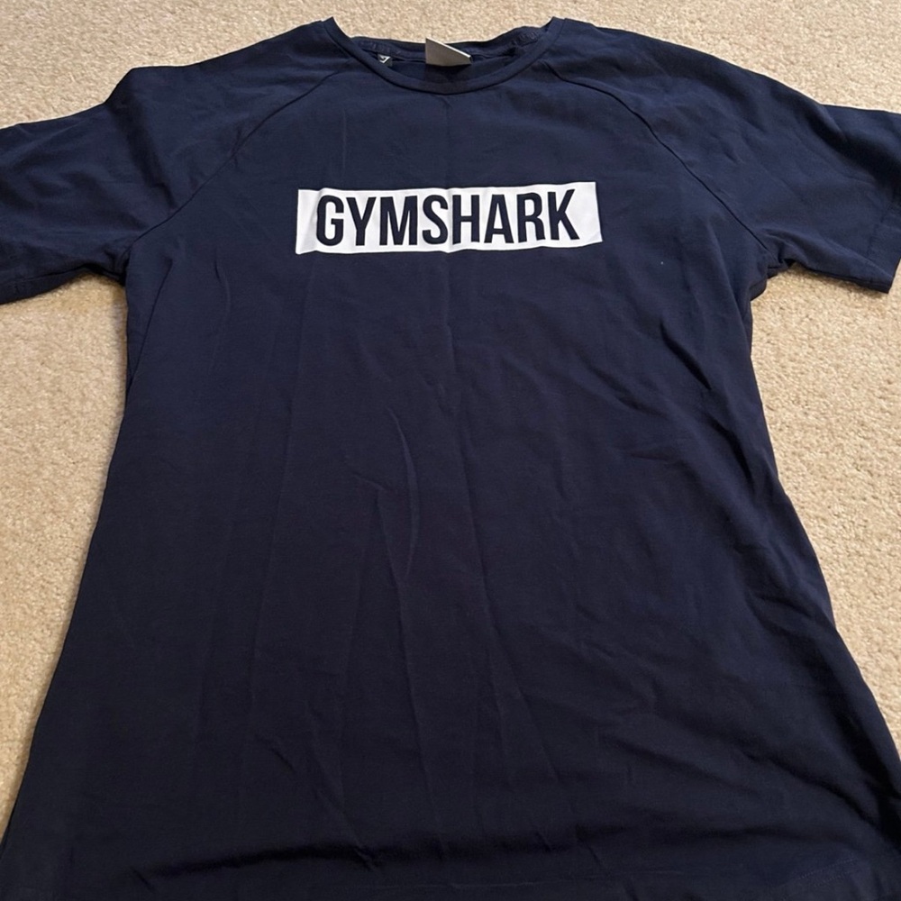 Gymshark Blue Rash Guard Swim Top